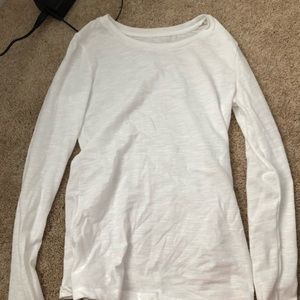 White, long sleeve t-shirt